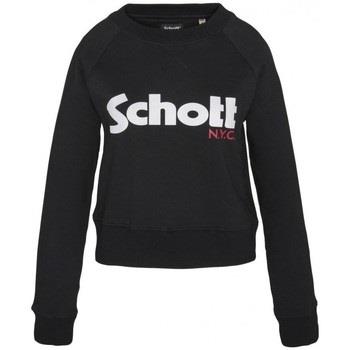 Sweat-shirt Schott Sweatshirt SW GINGER 1 W Noir