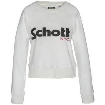 Sweat-shirt Schott Sweatshirt SW GINGER 1 W Blanc