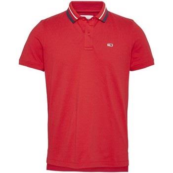 T-shirt Tommy Jeans Polo ref_50489 Rouge