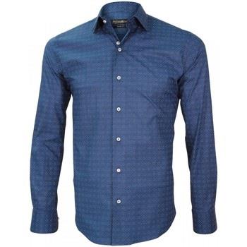 Chemise Emporio Balzani chemise italienne cavour bleu