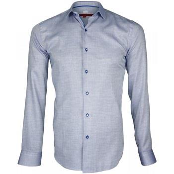 Chemise Andrew Mc Allister chemise tissu armure hasting bleu
