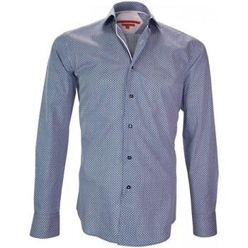 Chemise Andrew Mc Allister chemise imprimee glasgow bleu