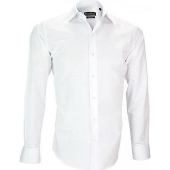 Chemise Emporio Balzani chemise repasage facile roma blanc