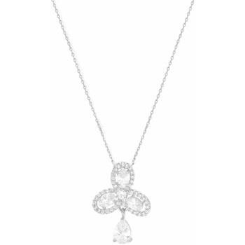 Collier Orusbijoux Collier Argent Goutte De Cristal Blanc