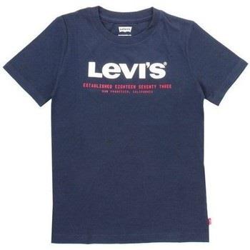 T-shirt enfant Levis 91E054 GRAPHIC TEE-C8D DRESS BLUE