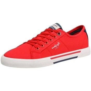 Baskets basses Pepe jeans Baskets homme Ref 55563 rouge