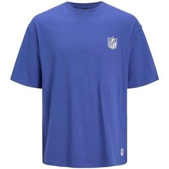 T-shirt Jack &amp; Jones 12206810 NFL LOGO TEE-MAZARINE BLUE LOOSE FIT