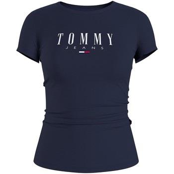 T-shirt Tommy Jeans T-shirt ref 51772 C87 Marine
