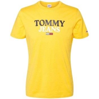 T-shirt Tommy Jeans T Shirt Homme Ref 55522 Jaune