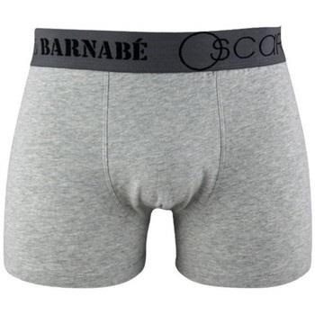 Boxers Oscar Et Barnabe Boxer Garçon Coton UNI Gris