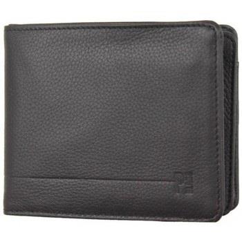 Sacoche Patrick Blanc Portefeuille cuir SG anti piratage - Noir