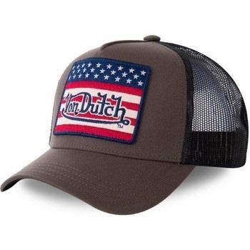 Casquette Von Dutch Casquette Homme MicroCoton FLAKAK Marron