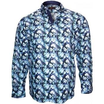 Chemise Doublissimo chemise imprimee biaritz bleu
