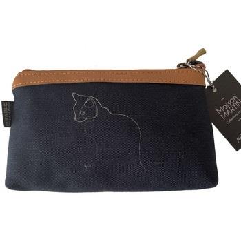 Trousse Maison Martin Pochette à maquillage Chat Quibe - Fabrication F...