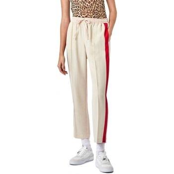 Pantalon Blugirl Pantalon En Cady Envers Satin Beige