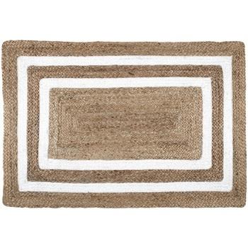 Tapis Stof Tapis en jute modèle berry 60 x 90 cm écru