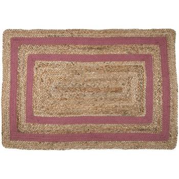 Tapis Stof Tapis en jute modèle berry 60 x 90 cm grenache