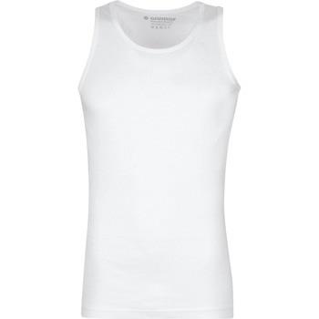 T-shirt Garage Débardeur Stretch Basique Blanc