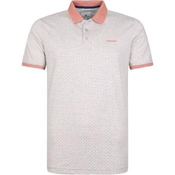 T-shirt State Of Art Polo Impression Gris Rouge