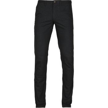 Pantalon Suitable Chino Dessin Anthracite