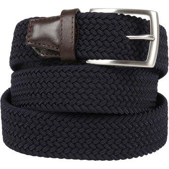 Ceinture Profuomo Ceinture Tissée Bleu Foncé