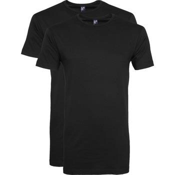 T-shirt Alan Red T-Shirt Derby Extra Long Noir (Lot de 2)