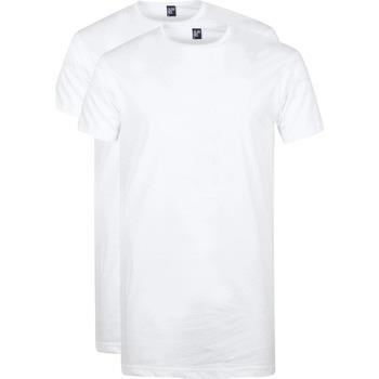 T-shirt Alan Red T-Shirts Derby Extra Longs Blancs (Lot de 2)