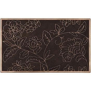 Tapis Unimasa Essuie-pieds Floral en Gomme 75 cm