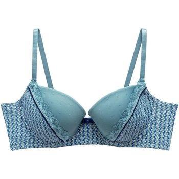 Rembourrés Pomm'poire Soutien-gorge ampliforme turquoise Rose