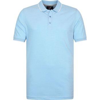 T-shirt Suitable Oxford Polo Bleu Clair