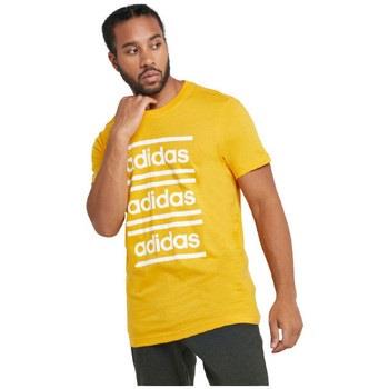 T-shirt adidas TEE-SHIRT M C90 BRD - ACTGOL/WHITE - M