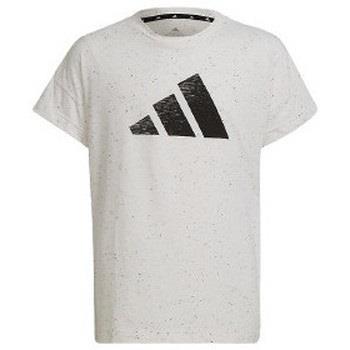 T-shirt enfant adidas TEE-SHIRT 3BAR - WHTMEL BLACK - 7/8 ans