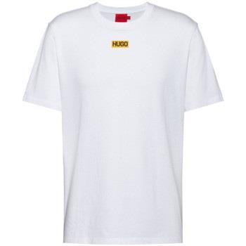 T-shirt BOSS T-shirt Durned212 Regular Fit Blanc