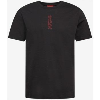 T-shirt BOSS T-shirt Durned213 noir/rouge