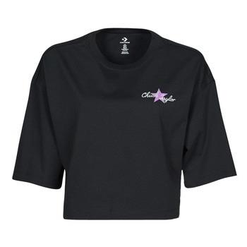 T-shirt Converse CHUCK INSPIRED HYBRID FLOWER OVERSIZED CROPPED TEE