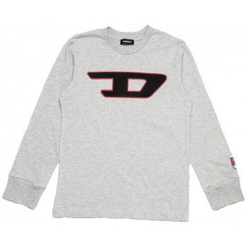 T-shirt enfant Diesel Tee-shirt junior rétro gris Bouclette - 10 ANS