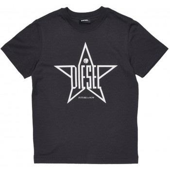 T-shirt enfant Diesel Tee-shirt junior Tdiegoy noir manche courte