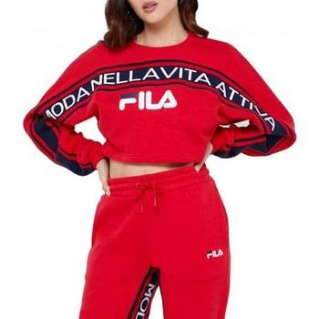 Sweat-shirt Fila Sweat femme rouge 684602