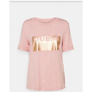 T-shirt Guess - Tee-shirt - Rose