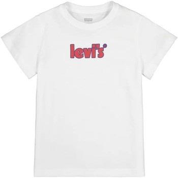 T-shirt enfant Levis 9EE539 SHORT SLEEVE-001 WHITE
