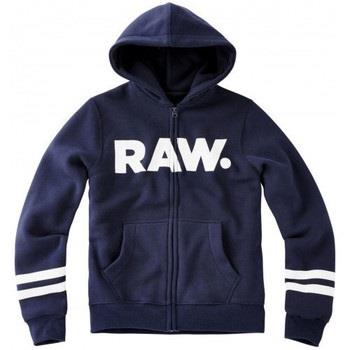 Pull enfant G-Star Raw Sweat junior GSTAR Raw Zipé bleu marine - 10 AN...