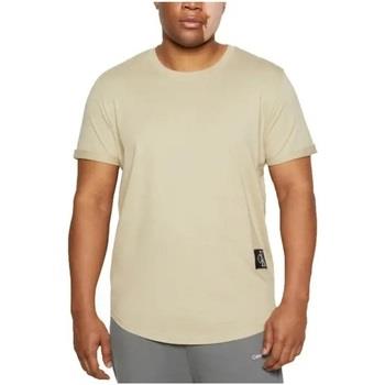 T-shirt Calvin Klein Jeans T Shirt Homme Ref 57182 RB8 Sable