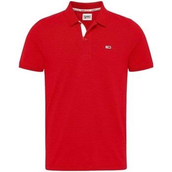T-shirt Tommy Jeans Polo Homme Ref 56812 xnl Rouge