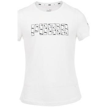 T-shirt enfant Puma TEE-SHIRT GRLS JUNIOR - WHI - 164