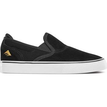 Chaussures de Skate enfant Emerica WINO G6 SLIP-ON YOUTH BLACK WHITE G...