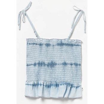 Debardeur enfant Le Temps des Cerises Top papasgi tie and dye bleu