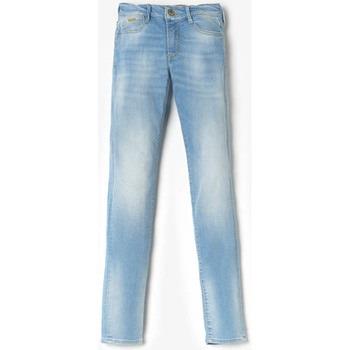 Jeans enfant Le Temps des Cerises Power skinny taille haute jeans bleu