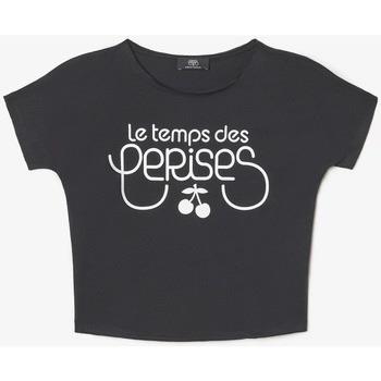 T-shirt enfant Le Temps des Cerises T-shirt musgi noir imprimé