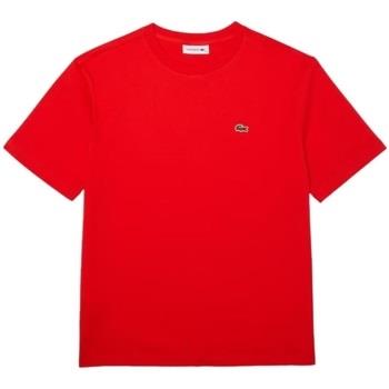 T-shirt Lacoste T Shirt Femme Ref 52137 F8M Groseille
