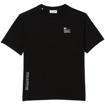 T-shirt Lacoste T Shirt Femme Ref 57492 031 Noir